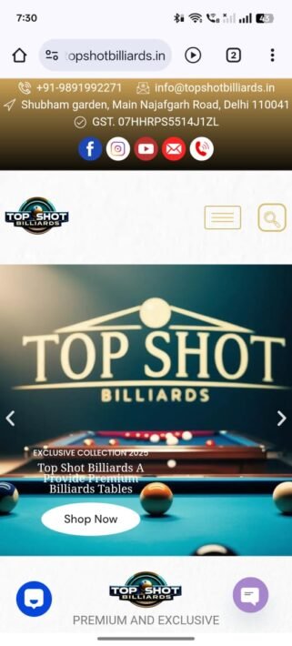 topshotbilliards.in